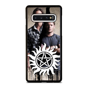 SAM AND DEAN WINCHESTER SUPERNATURAL LOGO Samsung Galaxy S10 Case Cover SAM AND DEAN WINCHESTER SUPERNATURAL LOGO Samsung Galaxy S10 Case Cover