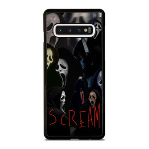 SCREAM GHOST COLLAGE Samsung Galaxy S10 Case Cover SCREAM GHOST COLLAGE Samsung Galaxy S10 Case Cover
