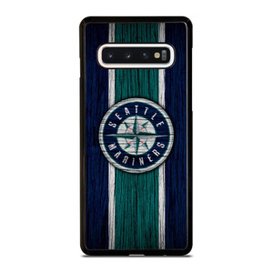 SEATTLE MARINERS WOODEN STRIPE LOGO  Samsung Galaxy S10 Case Cover