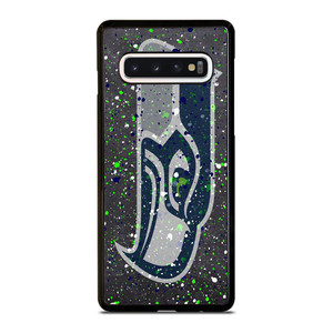 SEATTLE SEAHAWKS SPLASHED LOGO Samsung Galaxy S10 Case Cover SEATTLE SEAHAWKS SPLASHED LOGO Samsung Galaxy S10 Case Cover