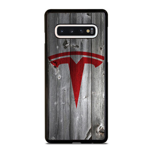 TESLA WOODEN LOGO Samsung Galaxy S10 Case Cover TESLA WOODEN LOGO Samsung Galaxy S10 Case Cover