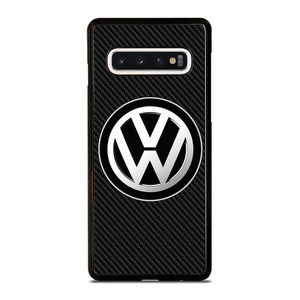 VW VOLKSWAGEN BLACK CARBON  Samsung Galaxy S10 Case Cover VW VOLKSWAGEN BLACK CARBON  Samsung Galaxy S10 Case Cover