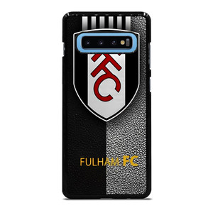 FULHAM FC LEATHER LOGO Samsung Galaxy S10 Plus Case Cover FULHAM FC LEATHER LOGO Samsung Galaxy S10 Plus Case Cover