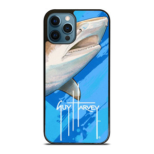GUY HARVEY SHARK FISHING iPhone 12 Pro Max Case Cover GUY HARVEY SHARK FISHING iPhone 12 Pro Max Case Cover