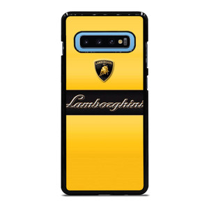 LAMBORGHINI YELLOW LOGO Samsung Galaxy S10 Plus Case Cover LAMBORGHINI YELLOW LOGO Samsung Galaxy S10 Plus Case Cover