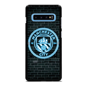 MANCHESTER CITY FC NEON LOGO  Samsung Galaxy S10 Plus Case Cover