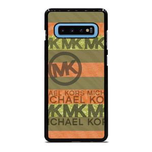 MICHAEL KORS PEACH STRIPE  Samsung Galaxy S10 Plus Case Cover MICHAEL KORS PEACH STRIPE  Samsung Galaxy S10 Plus Case Cover