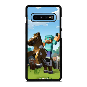MINECRAFT KNIGHT AND HORSE  Samsung Galaxy S10 Plus Case Cover