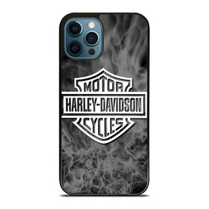 HARLEY DAVIDSON MOTORCYCLES SMOKE LOGO  iPhone 12 Pro Max Case Cover