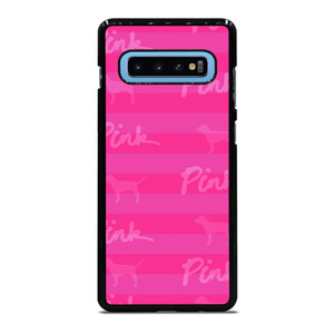 PINK NATION LUXE DOG STRIPE Samsung Galaxy S10 Plus Case Cover PINK NATION LUXE DOG STRIPE Samsung Galaxy S10 Plus Case Cover