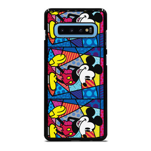 ROMERO BRITTO MICKEY MOUSE COLLAGE Samsung Galaxy S10 Plus Case Cover ROMERO BRITTO MICKEY MOUSE COLLAGE Samsung Galaxy S10 Plus Case Cover