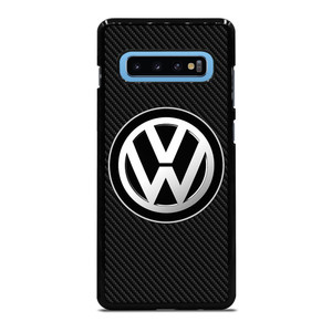 VW VOLKSWAGEN BLACK CARBON  Samsung Galaxy S10 Plus Case Cover