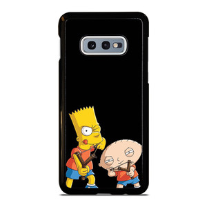 BART SIMPSONS AND GRIFFIN FAMILY GUY  Samsung Galaxy S10e Case Cover