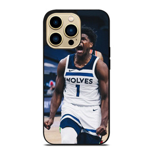 ANTHONY EDWARDS MINNESOTA TIMBERWOLVES NBA  iPhone 14 Pro Max Case Cover