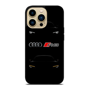 AUDI R8 CAR SILHOUETTE  iPhone 14 Pro Max Case Cover