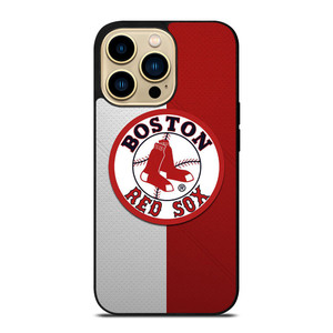 BOSTON RED SOX LEATHER LOGO  iPhone 14 Pro Max Case Cover