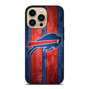 BUFFALO BILLS NFL WOOD LOGO  iPhone 14 Pro Max Case Cover