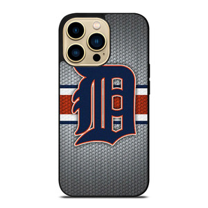 DETROIT TIGERS METAL LOGO  iPhone 14 Pro Max Case Cover