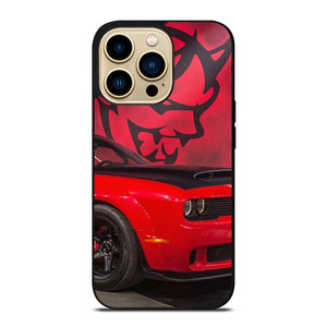 DODGE HELLCAT CAR LOGO  iPhone 14 Pro Max Case Cover