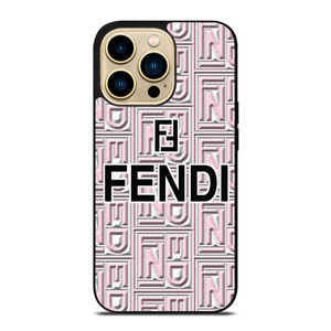 FENDI ROMA PINK PATTERN iPhone 14 Pro Max Case Cover FENDI ROMA PINK PATTERN iPhone 14 Pro Max Case Cover