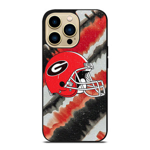 GEORGIA BULLDOGS PSYCHEDELIC HELMET  iPhone 14 Pro Max Case Cover