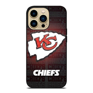 KANSAS CITY CHIEFS METAL iPhone 14 Pro Max Case Cover KANSAS CITY CHIEFS METAL iPhone 14 Pro Max Case Cover