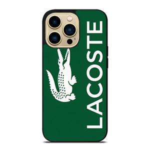 LACOSTE GREEN LOGO iPhone 14 Pro Max Case Cover LACOSTE GREEN LOGO iPhone 14 Pro Max Case Cover