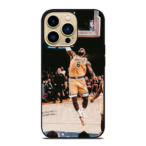 LEBRON JAMES 6 LA LAKERS DUNK  iPhone 14 Pro Max Case Cover