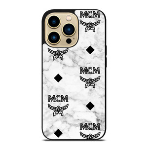 MCM WORLDWIDE WHITE MARBLE iPhone 14 Pro Max Case Cover MCM WORLDWIDE WHITE MARBLE iPhone 14 Pro Max Case Cover