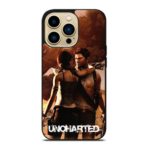 NATHAN DRAKE LARA CROFT UNCHARTED  iPhone 14 Pro Max Case Cover NATHAN DRAKE LARA CROFT UNCHARTED  iPhone 14 Pro Max Case Cover