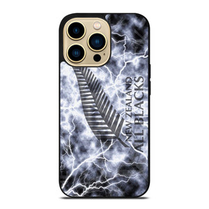 NEW ZEALAND ALL BLACK LIGHTNING LOGO  iPhone 14 Pro Max Case Cover NEW ZEALAND ALL BLACK LIGHTNING LOGO  iPhone 14 Pro Max Case Cover