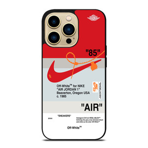 NIKE AIR JORDAN 1 OFF WHITE RED  iPhone 14 Pro Max Case Cover NIKE AIR JORDAN 1 OFF WHITE RED  iPhone 14 Pro Max Case Cover