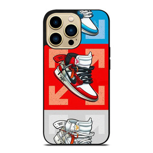 NIKE AIR JORDAN OFF WHITE SNEAKERS VECTOR  iPhone 14 Pro Max Case Cover NIKE AIR JORDAN OFF WHITE SNEAKERS VECTOR  iPhone 14 Pro Max Case Cover