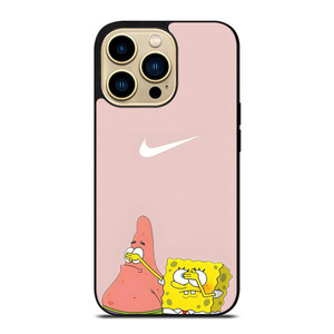 NIKE PATRICK AND SPONGEBOB PINK  iPhone 14 Pro Max Case Cover NIKE PATRICK AND SPONGEBOB PINK  iPhone 14 Pro Max Case Cover