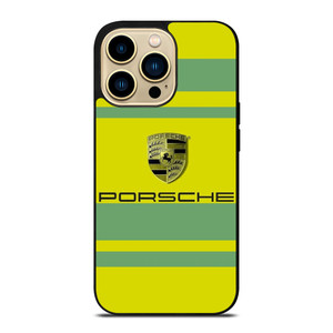 PORSCHE GREEN EMBLEM iPhone 14 Pro Max Case Cover PORSCHE GREEN EMBLEM iPhone 14 Pro Max Case Cover