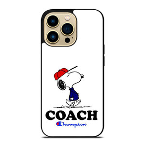 SNOOPY COACH CHAMPION LOGO iPhone 14 Pro Max Case Cover SNOOPY COACH CHAMPION LOGO iPhone 14 Pro Max Case Cover