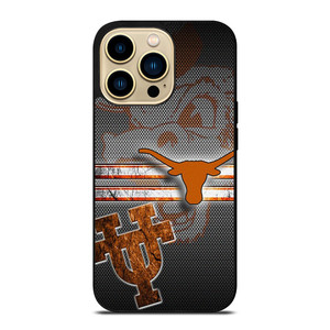 TEXAS LONGHORNS METAL SYMBOL  iPhone 14 Pro Max Case Cover TEXAS LONGHORNS METAL SYMBOL  iPhone 14 Pro Max Case Cover