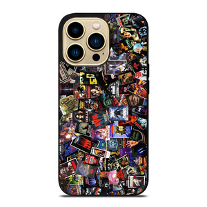 VHS CASSETTE TAPE HORROR MOVIES COLLECTION  iPhone 14 Pro Max Case Cover
