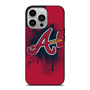 ATLANTA BRAVES BRUSHED SYMBOL iPhone 14 Pro Case Cover