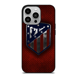 ATLETICO DE MADRID METAL LOGO iPhone 14 Pro Case Cover
