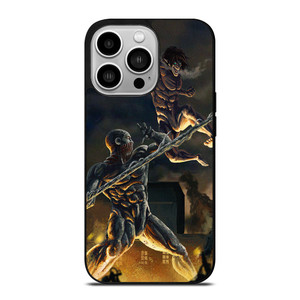 ATTACK ON TITAN VS WARHAMMER TITAN iPhone 14 Pro Case Cover ATTACK ON TITAN VS WARHAMMER TITAN iPhone 14 Pro Case Cover