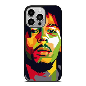 BOB MARLEY WPAP ART iPhone 14 Pro Case Cover
