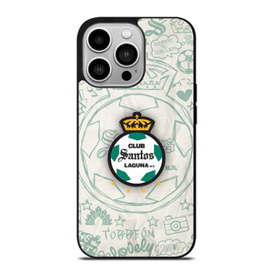 CLUB SANTOS LAGUNA SCRIBBLE LOGO iPhone 14 Pro Case Cover