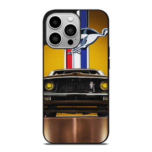 FORD MUSTANG GT GOLD EMBLEM iPhone 14 Pro Case Cover
