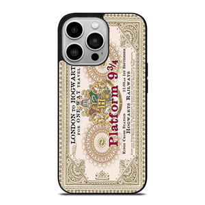 HARRY POTTER TICKETS PLATFORM NINE AND THREE QUARTERS iPhone 14 Pro Case Cover HARRY POTTER TICKETS PLATFORM NINE AND THREE QUARTERS iPhone 14 Pro Case Cover