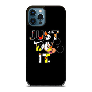 NIKE JUST DO IT MICKEY MOUSE  iPhone 12 Pro Max Case Cover