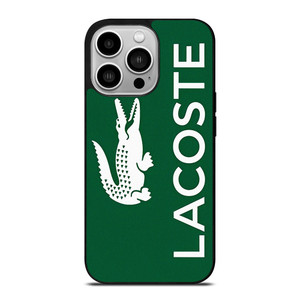 LACOSTE GREEN LOGO iPhone 14 Pro Case Cover LACOSTE GREEN LOGO iPhone 14 Pro Case Cover
