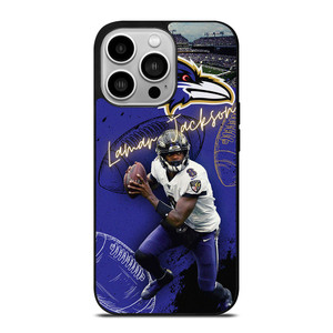 LAMAR JACKSON BALTIMORE RAVENS NFL FOOTBALL iPhone 14 Pro Case Cover