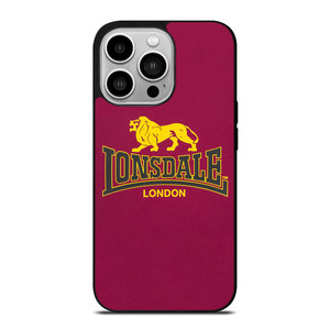 LONSDALE LONDON BOXING LOGO RED iPhone 14 Pro Case Cover