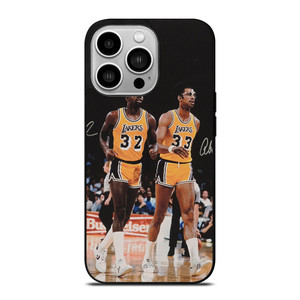 MAGIC JOHNSON X KAREEM ABDUL JABBAR LA LAKERS iPhone 14 Pro Case Cover MAGIC JOHNSON X KAREEM ABDUL JABBAR LA LAKERS iPhone 14 Pro Case Cover